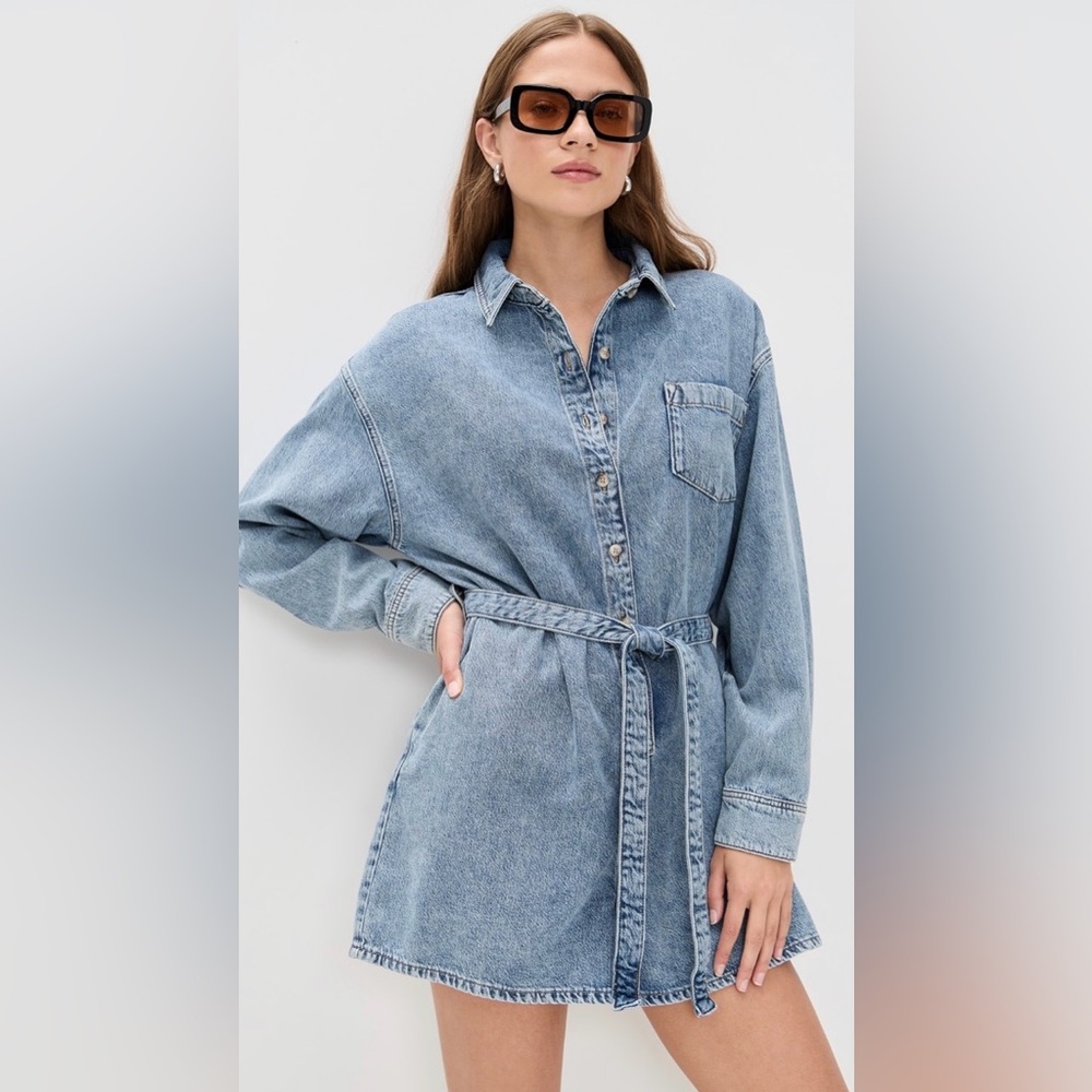 Good American Weightless Denim Romper